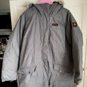 Columbia Women's Suttle Mountain™ Long Insulated Jacket in City Grey Sz XXL EUC